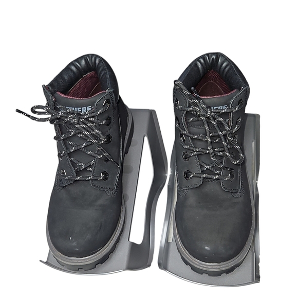 Sketcher's Boys Mecca Boots Black Size 2.5 - Picture 4 of 10